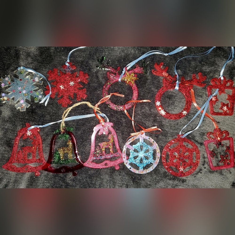 Handmade Resin ornaments (sold separately )